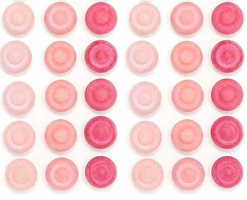 Mandala en bois Grapat fleur rose (36 pcs.)