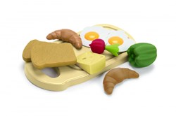 Dantoy Green Garden ontbijtset - 10-delig bioplastic speelgoed