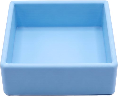 Grennn speelbak inlegvierkant pastel blauw - sensorisch speelgoed-2