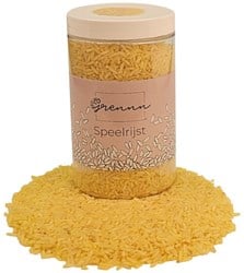 Grennn speelrijst geel 250 gram