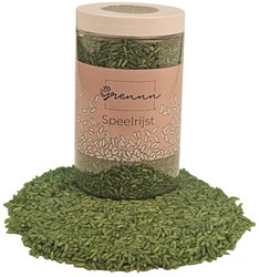 Grennn speelrijst groen sensorisch speelgoed 750 gram