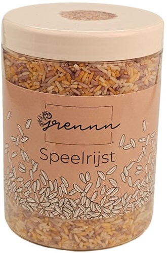 Grennn speelrijst sensorisch speelgoed Hippy Summer Mix 750 gram-3