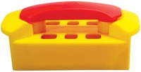 Gowi jouet bac à sable Brick Shaper - moule à sable en plastique coloré