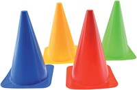 Gowi wegkegels speelgoed set van 4 - verkeerskegels voor kinderen