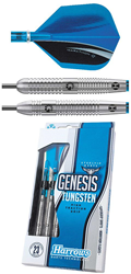Harrows Genesis fléchettes en tungstène - 21g - fléchettes à pointe acier