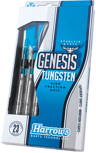 Harrows fléchettes tungstène Genesis 25g - set darts pointe acier
