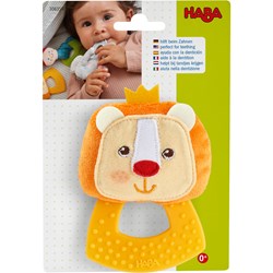 Haba bijtfiguur leeuw baby bijtring kleurrijk BPA-vrij speelgoed