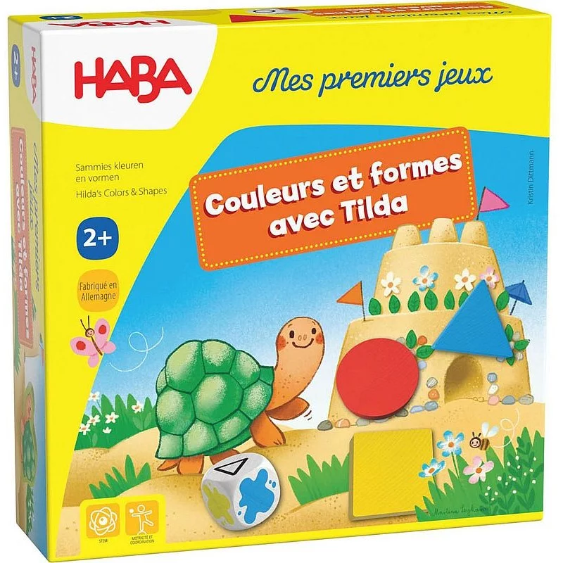 Haba educatief spel kleuren en vormen met Tilda - houten kinderspel