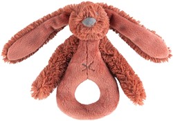 Happy Horse Hochet Richie Lapin Rose Profond