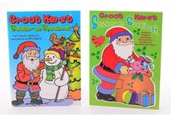 Harlekijn Kerst Sticker-en kleurboek 32 pag