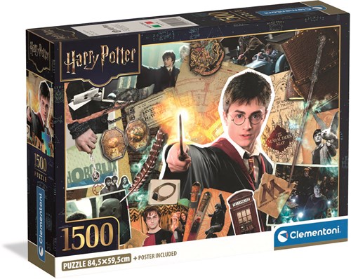 Clementoni puzzel Harry Potter - 1500 stukjes - legpuzzel voor volwassenen-2