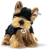 Steiff peluche Yorkshire Terrier Herkules chien câlin 24 cm - brun noir-2