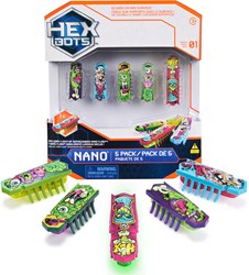 Hexbug Nano robotspeelgoed - 5-pack met Flash Nano en 4 Nano Bots