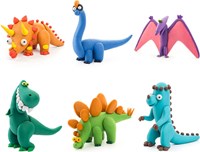 Tomy klei speelgoed HEY CLAY dinosaurus set creatief knutselen-2