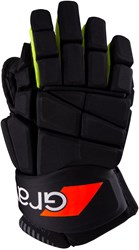 Grays gants de hockey Linestopper Noir - Jaune Fluo - Large - RH