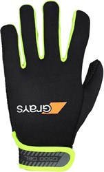 Grays hockeyhandschoenen G500 Gel Glove - Zwart Fluo Geel maat M
