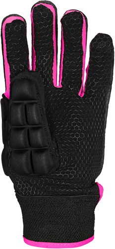 Grays hockeyhandschoen International Pro zwart roze maat LH M hockey