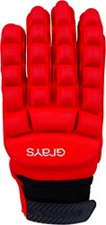 Grays gant de hockey International Pro Rouge Fluo - XS - main gauche