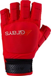 Grays gant de hockey Fluo Rouge - main gauche - taille Large - accessoire sport