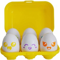 Toomies jouet Hide and Squeak Eggs - œufs surprise jaune-2
