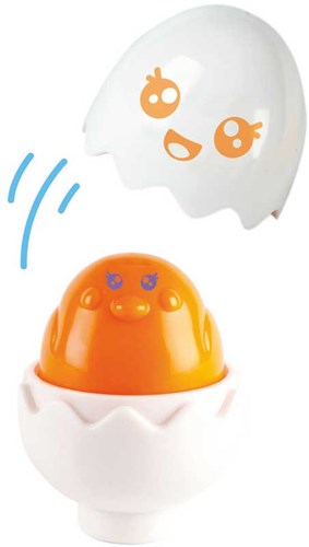 Toomies jouet Hide and Squeak Eggs - œufs surprise jaune-3