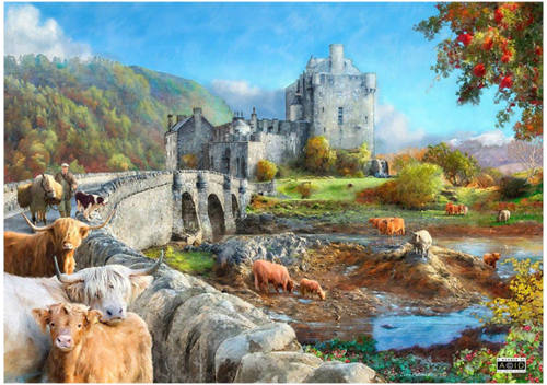House of Puzzles puzzle Highland Morning 1000 pièces carton adulte