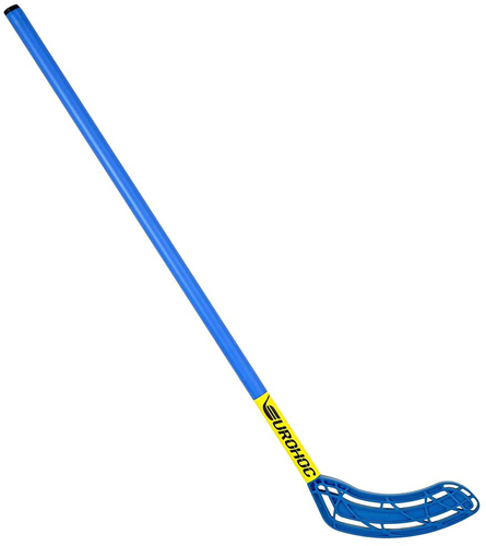 Eurohoc hockey stick blauw club - kunststof stick voor kinderen