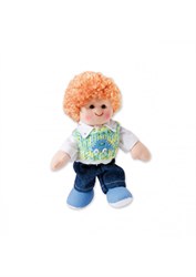Heless pop Felix 15cm zachte babypop met jeans en spencer