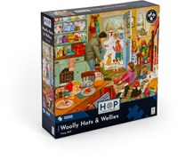 House of Puzzles puzzle 1000 pièces Woolly Hats & Wellies casse-tête-2