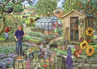 House of Puzzles legpuzzel At The Allotment 500 XL stukjes bloemen