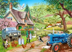 House of Puzzles Farm Fresh 500 Piece Puzzle