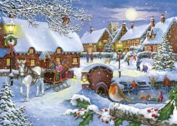 House of Puzzles - OG >Sleigh Ride 1000 PC - Original Packaging