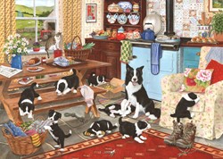 House of Puzzles Collie Wobbles 1000 Stukjes Legpuzzel