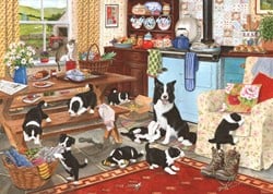 House of Puzzles legpuzzel Collie Wobbles 1000 stukjes dieren
