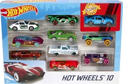 Hot Wheels cadeauset - speelgoedauto's 10-pack met exclusieve auto
