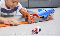 Hot Wheels speelgoed Haaien Transportwagen met auto en opslagfunctie-3