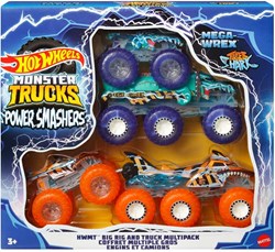 Hot Wheels monstertruck speelgoed 1:64 Power Smashers truckset