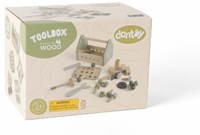 Dantoy houten gereedschapsbox speelgoed set 26-delig voor kinderen-2