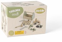 Dantoy houten gereedschapsbox speelgoed set 26-delig voor kinderen-3