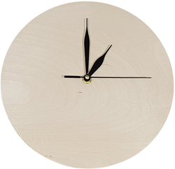 Hobbygroep houten klok DIY uurwerk 25 cm knutselproject