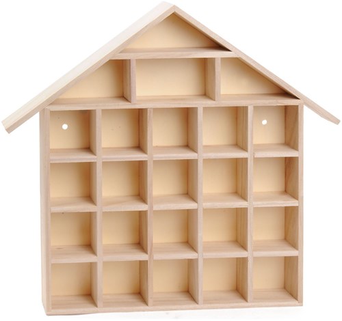 Playwood houten letterbak huis - creatieve decoratie voor kinderen