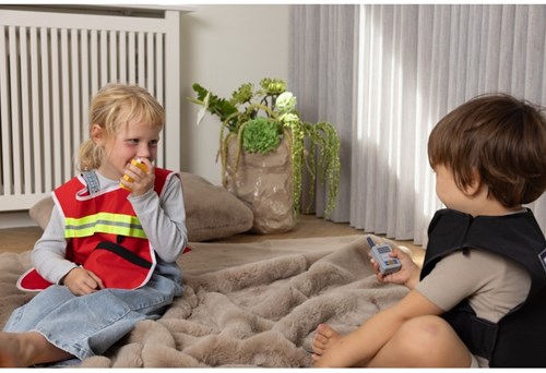 Dantoy houten politieset speelgoed 8-delig voor kinderen-3
