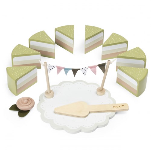 Micki houten prinsessentaart speelgoed - educatief rollenspel taart-2