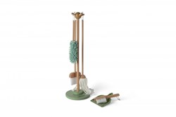 Dantoy set de nettoyage en bois jouet 6 pièces en boîte - jeu de rôle