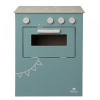 Micki houten speelkeuken - blauw - speelgoedkeuken voor kinderen-2