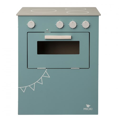 Micki houten speelkeuken - blauw - speelgoedkeuken voor kinderen-2