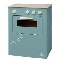 Micki houten speelkeuken - blauw - speelgoedkeuken voor kinderen