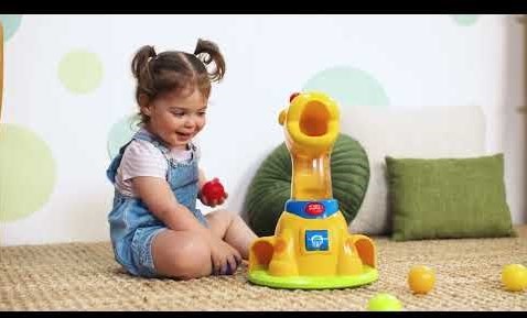 Bright Starts interactieve giraffe speelgoed met ballen en muziek-3