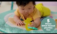 Bright Starts babygym Stitch speelkleed blauw tropisch avontuur-3
