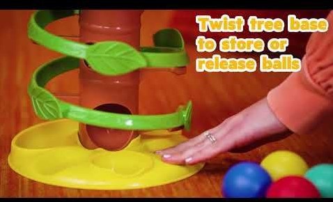 Bright Starts baby knikkerbaan Tropical Twirl Ball Play Toy jungle-3